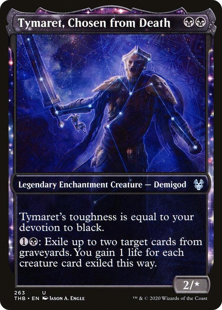 Tymaret, Chosen from Death 263/254 (Theros Beyond Death)  - Showcase Foil