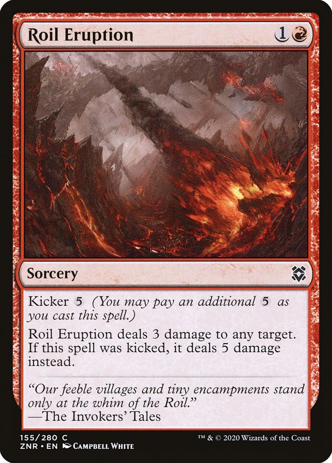 Roil Eruption 155/280 (Zendikar Rising)  - Foil
