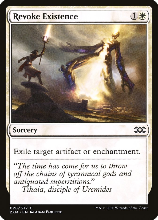 Revoke Existence 28/332 (Double Masters)  - Foil