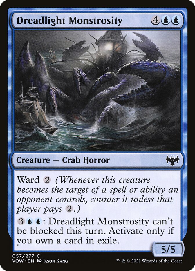 Dreadlight Monstrosity 57/277 (Innistrad: Crimson Vow)  - Foil