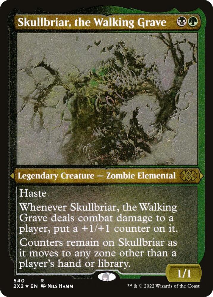 Skullbriar, the Walking Grave 540 (Double Masters 2022)  - Etched Foil