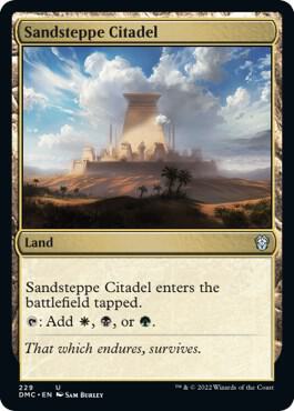 Sandsteppe Citadel 229/50 (Commander: Dominaria United) 