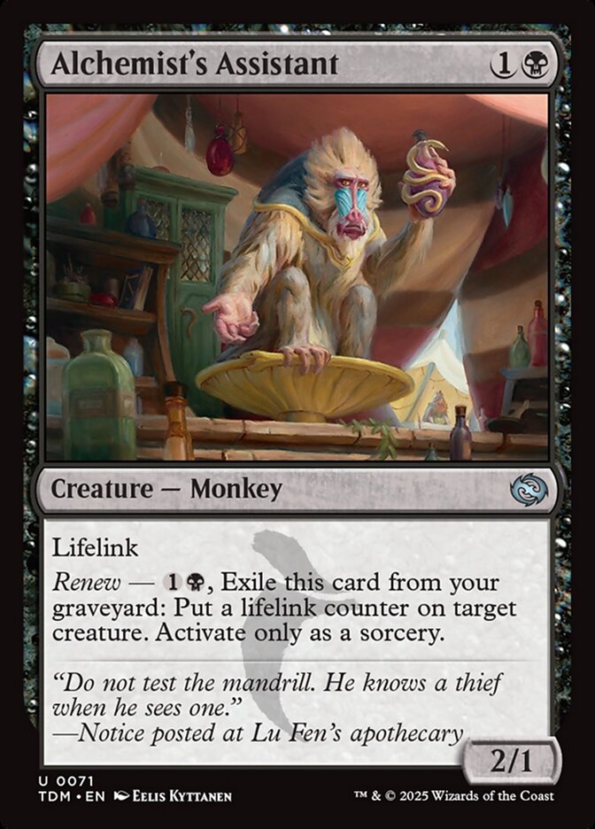 Alchemist's Assistant 71 (Tarkir: Dragonstorm) 