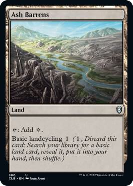 Ash Barrens 880 (Commander Legends: Battle for Baldur's Gate) 