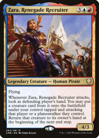Zara, Renegade Recruiter 294 (Commander Legends) 