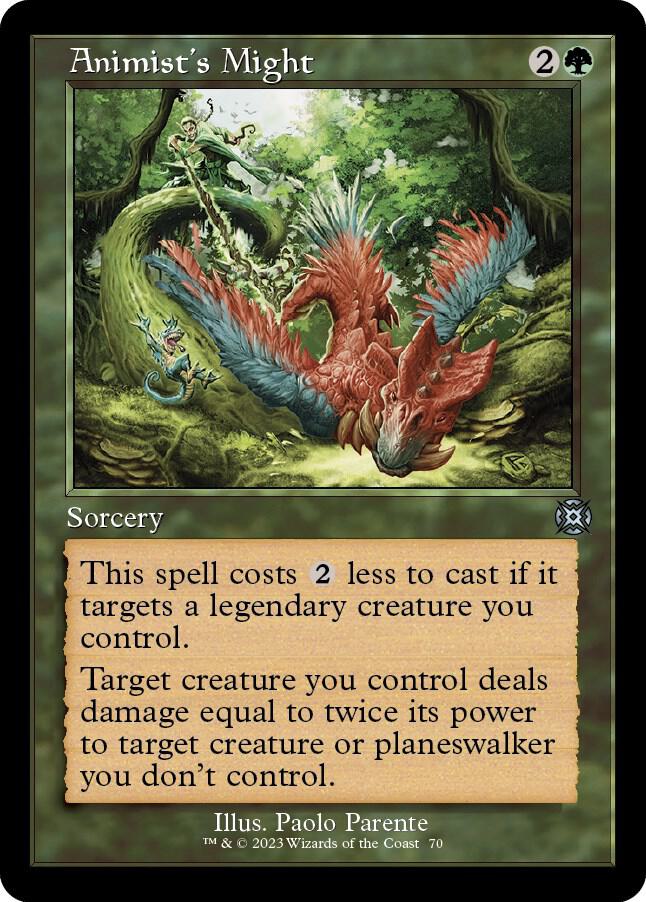 Animist's Might 70/50 (March of the Machine: The Aftermath)  - Retro Foil