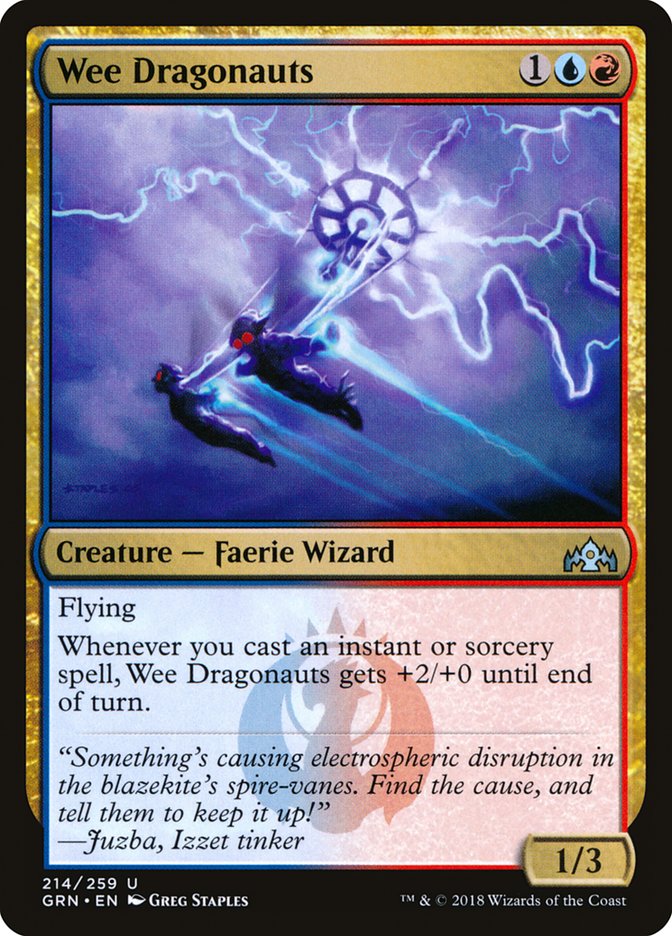 Wee Dragonauts 214/259 (Guilds of Ravnica) 