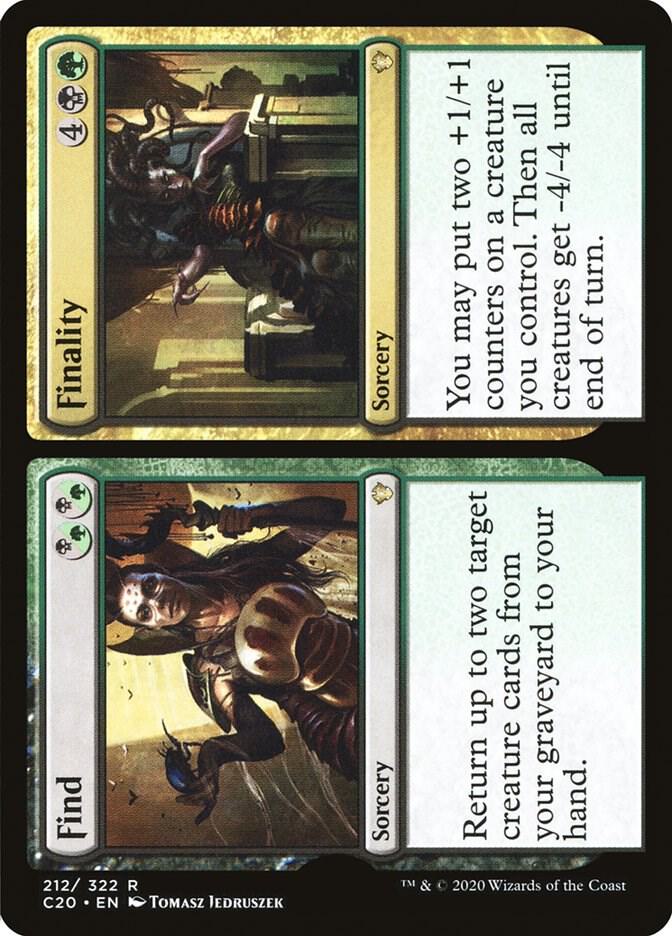 Find // Finality 212/322 (Commander 2020) 
