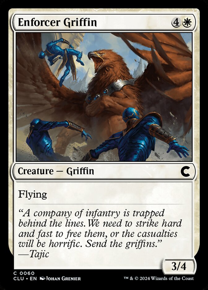 Enforcer Griffin 60/284 (Ravnica: Clue Edition) 