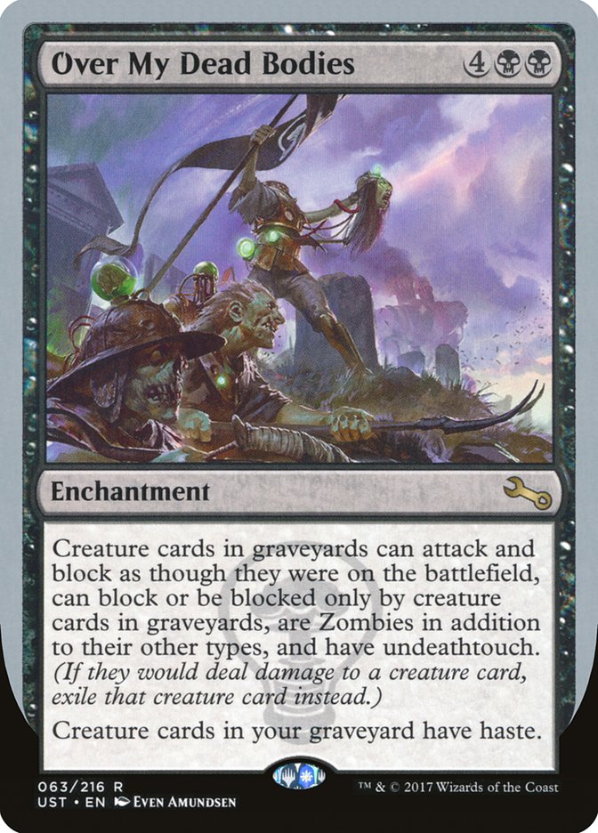 Over My Dead Bodies 63/216 (Unstable)  - Foil