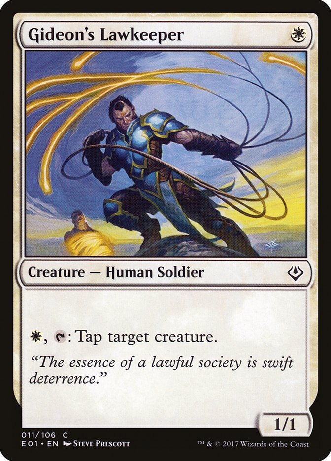 Gideon's Lawkeeper 11/106 (Archenemy: Nicol Bolas) 