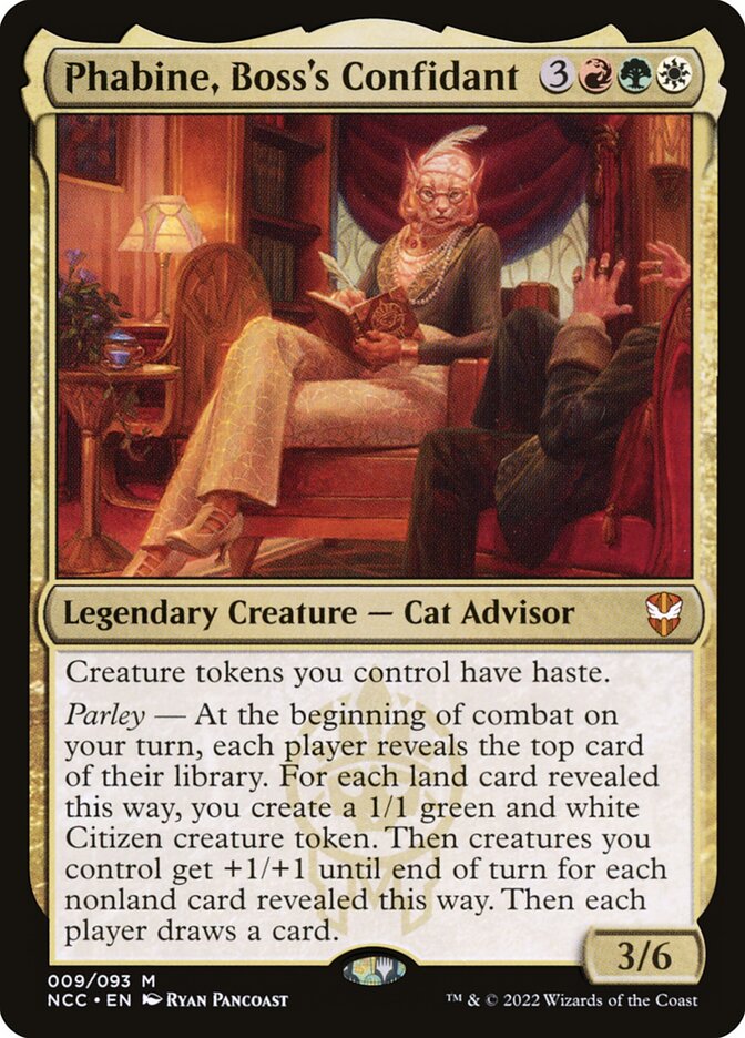 Phabine, Boss's Confidant 9 (Commander: Streets of New Capenna)  - Foil