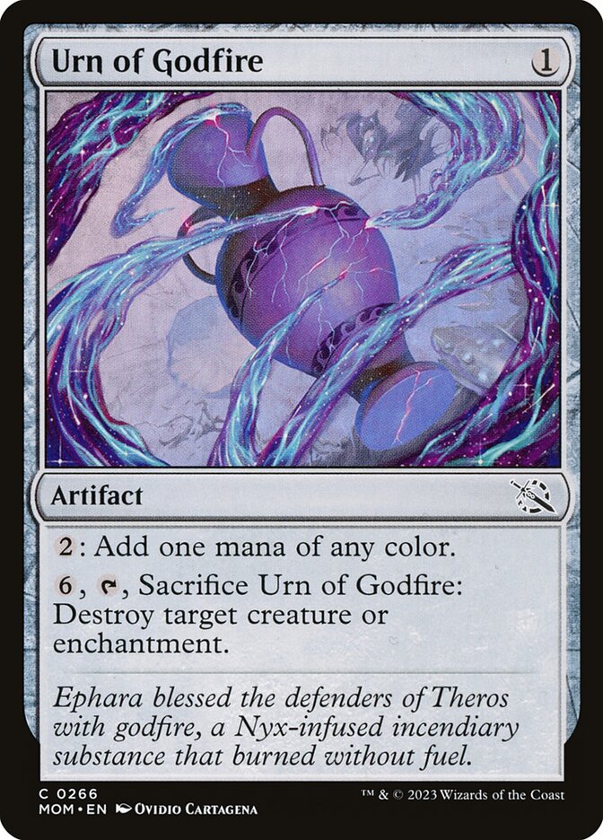 Urn of Godfire 266/291 (March of the Machine)  - Foil