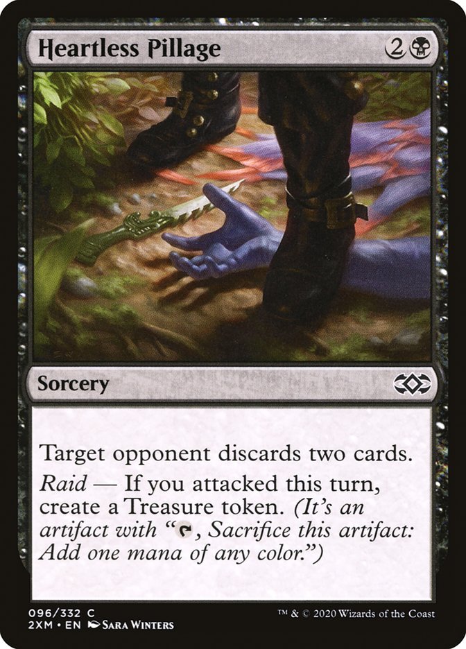 Heartless Pillage 96/332 (Double Masters) 