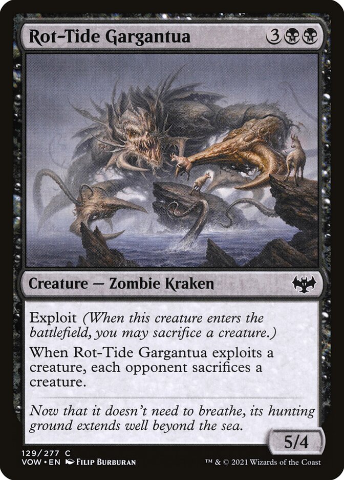 Rot-Tide Gargantua 129/277 (Innistrad: Crimson Vow) 