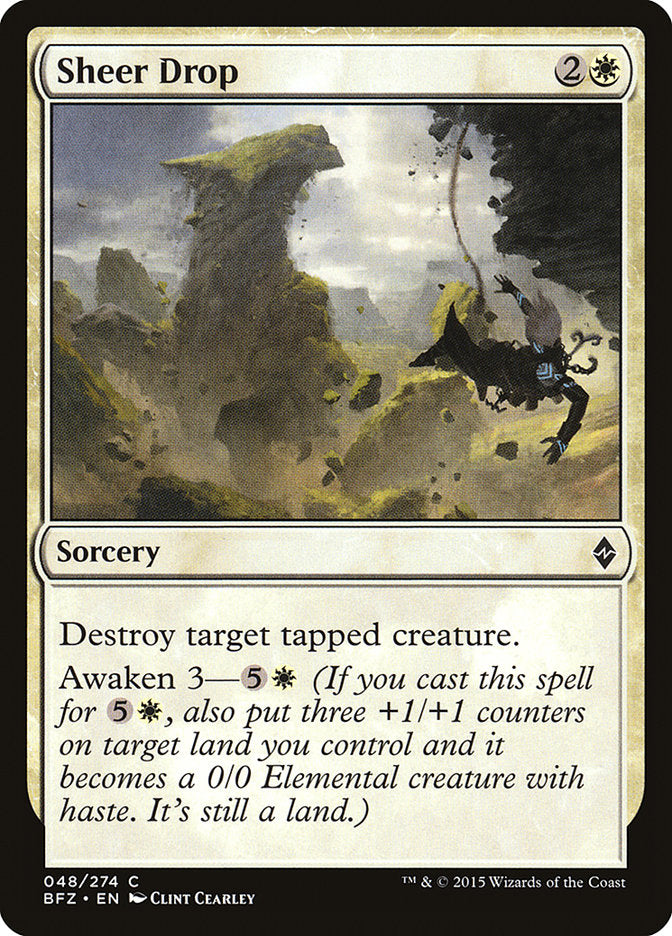 Sheer Drop 48/274 (Battle for Zendikar) 
