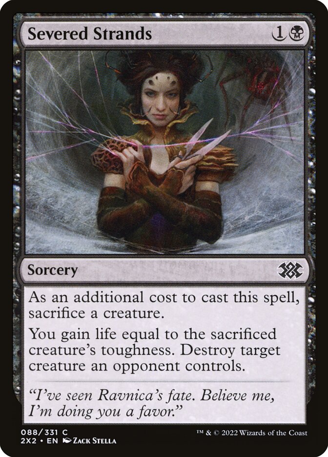 Severed Strands 88/331 (Double Masters 2022)  - Foil