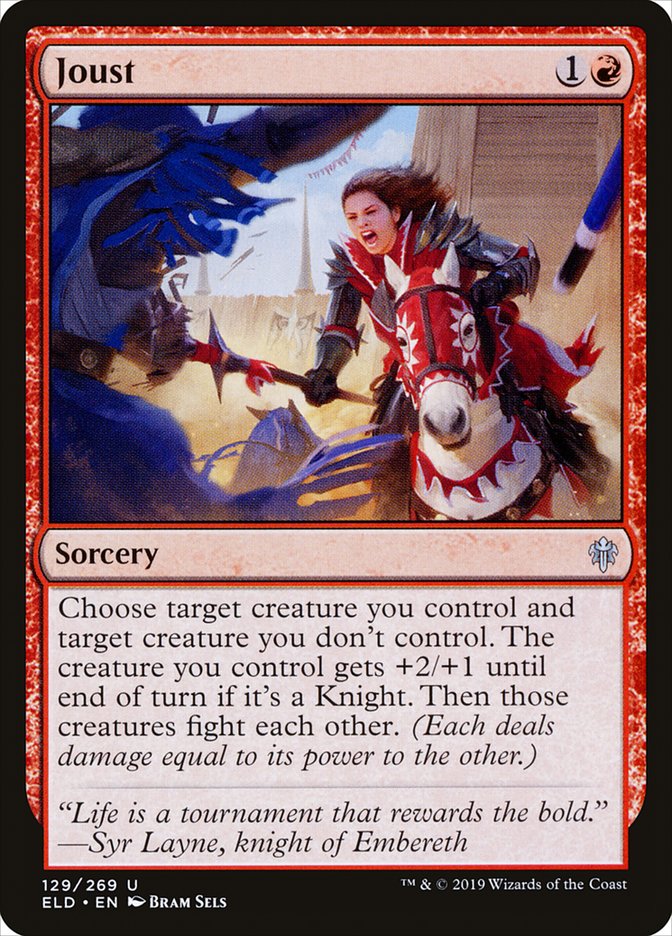 Joust 129/269 (Throne of Eldraine)  - Foil