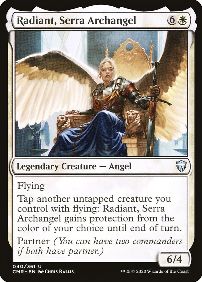 Radiant, Serra Archangel 40 (Commander Legends) 
