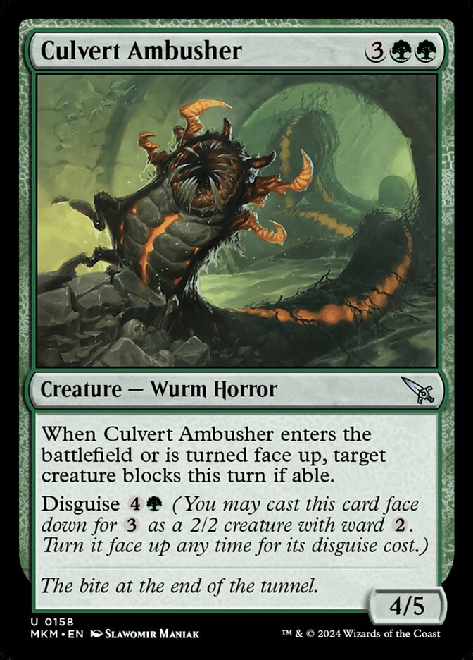 Culvert Ambusher 158/286 (Murders at Karlov Manor)  - Foil