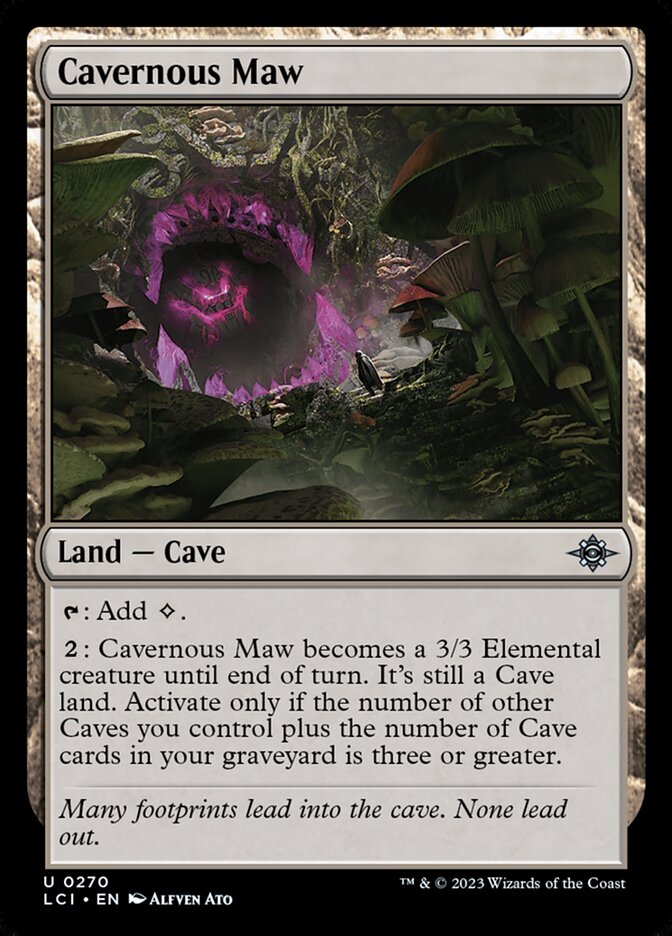 Cavernous Maw 270/291 (The Lost Caverns of Ixalan)  - Foil