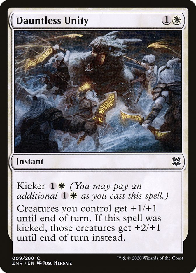 Dauntless Unity 9/280 (Zendikar Rising)  - Foil
