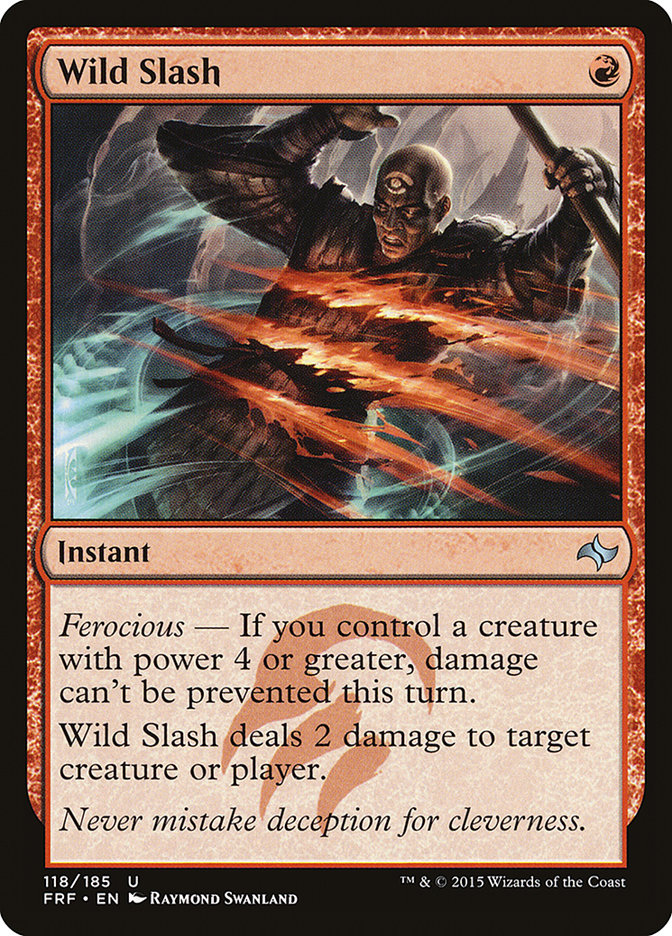Wild Slash 118/185 (Fate Reforged) 
