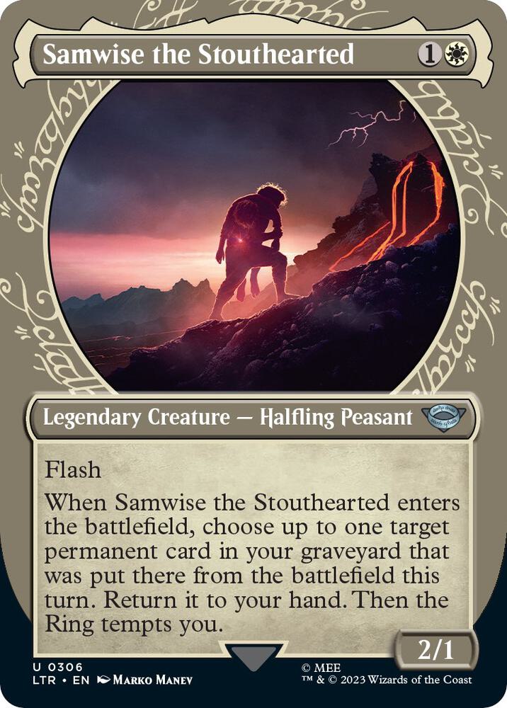 Samwise the Stouthearted 306 (Universes Beyond: The Lord of the Rings: Tales of Middle-earth)  - Showcase Foil