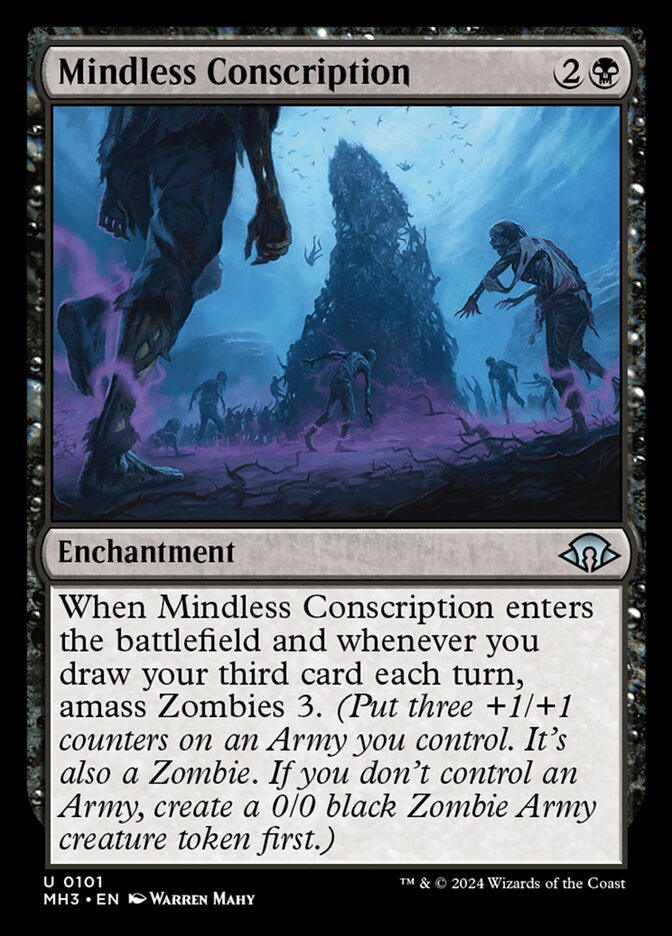 Mindless Conscription 101 (Modern Horizons 3) 