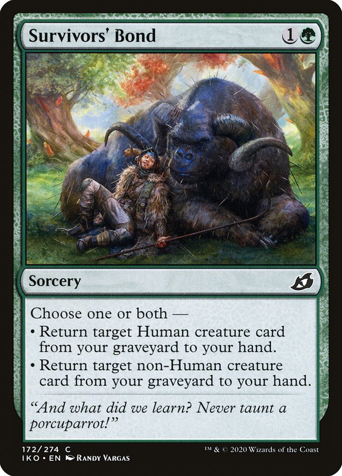 Survivors' Bond 172/274 (Ikoria: Lair of Behemoths)  - Foil