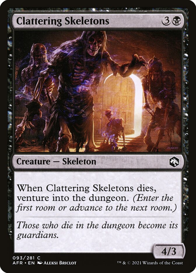 Clattering Skeletons 93 (Adventures in the Forgotten Realms)  - Foil