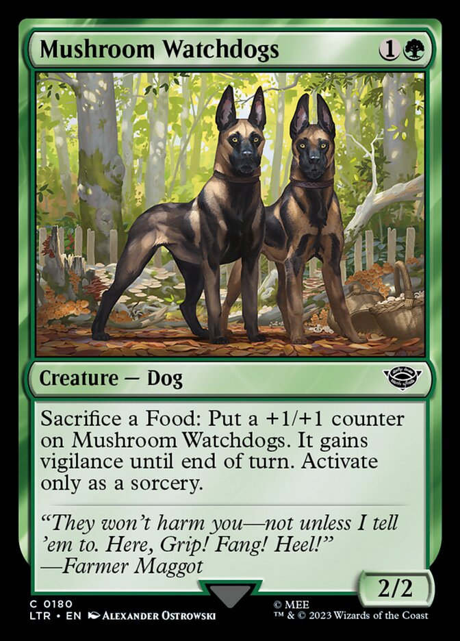 Mushroom Watchdogs 180 (Universes Beyond: The Lord of the Rings: Tales of Middle-earth)  - Foil
