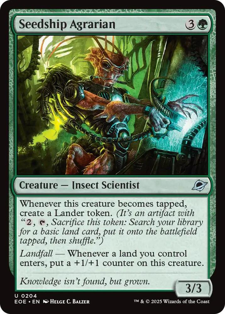 Seedship Agrarian 204/276 (Edge of Eternities)  - Foil