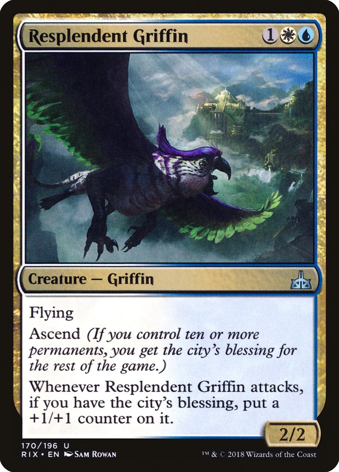 Resplendent Griffin 170/196 (Rivals of Ixalan) 