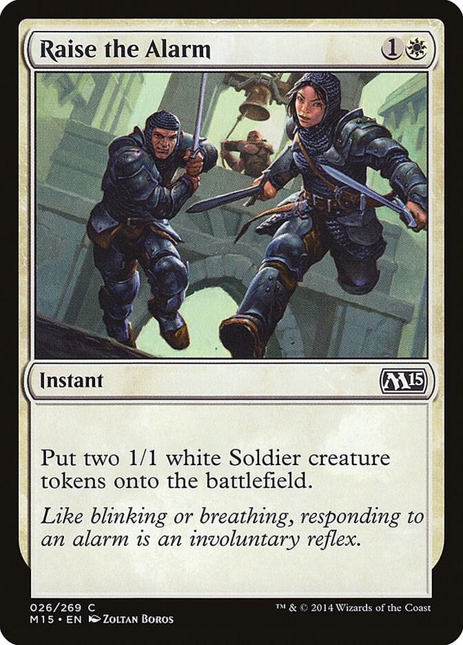 Raise the Alarm 26/269 (Magic 2015 (M15)) 