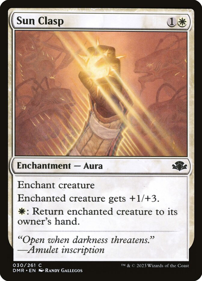 Sun Clasp 30/261 (Dominaria Remastered)  - Foil