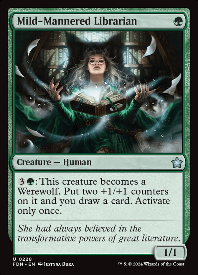 Mild-Mannered Librarian 228/291 (Foundations)  - Foil