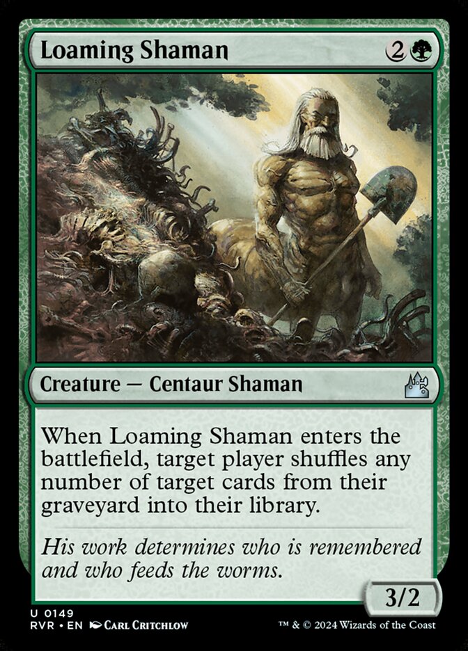 Loaming Shaman 149/291 (Ravnica Remastered)  - Foil
