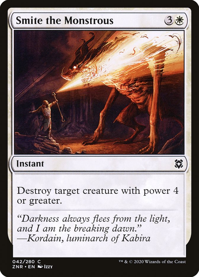 Smite the Monstrous 42/280 (Zendikar Rising) 