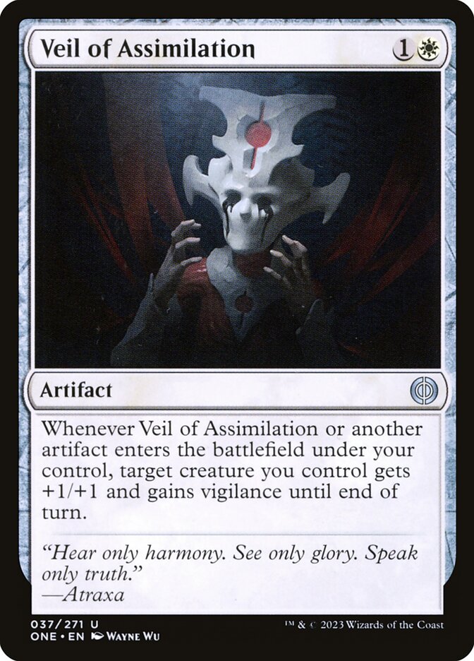 Veil of Assimilation 37 (Phyrexia: All Will Be One) 