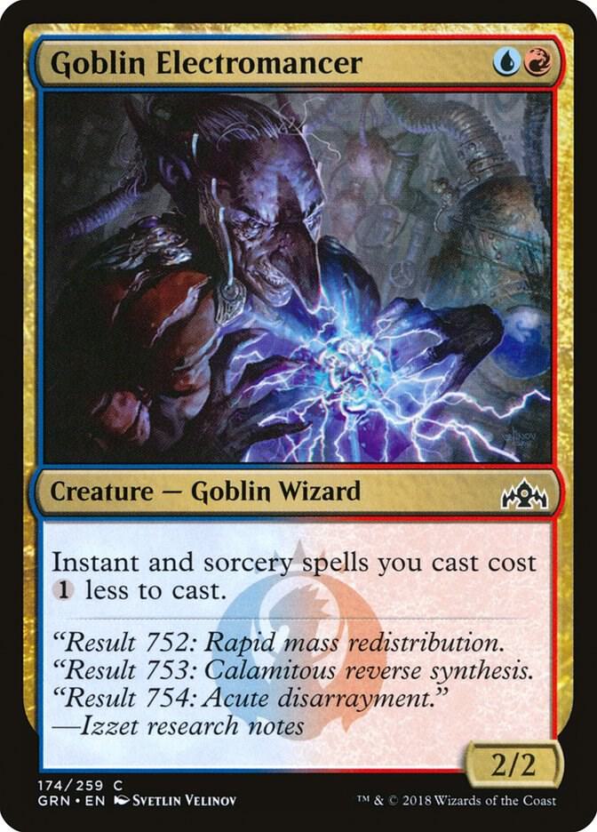 Goblin Electromancer 174/259 (Guilds of Ravnica) 