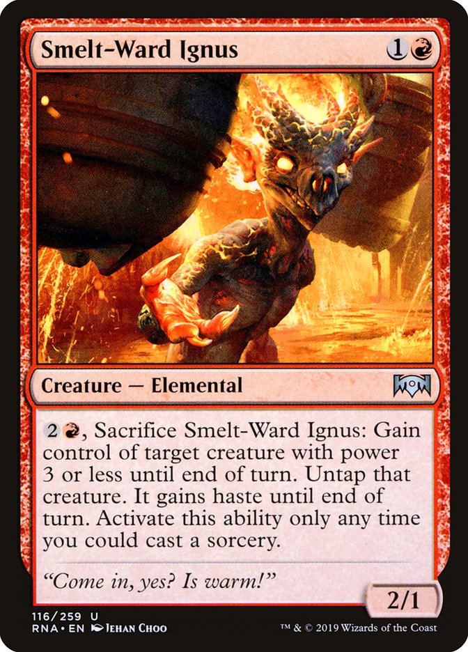 Smelt-Ward Ignus 116/259 (Ravnica Allegiance) 
