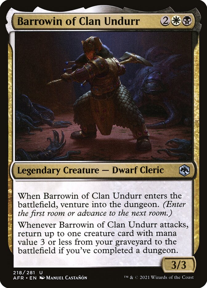 Barrowin of Clan Undurr 218 (Adventures in the Forgotten Realms)  - Foil