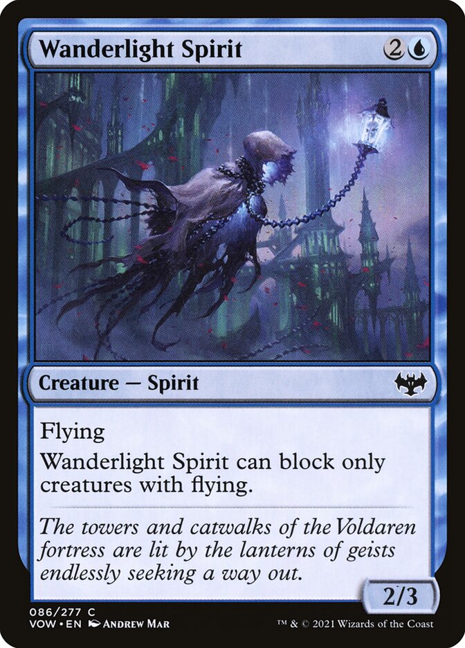 Wanderlight Spirit 86/277 (Innistrad: Crimson Vow) 
