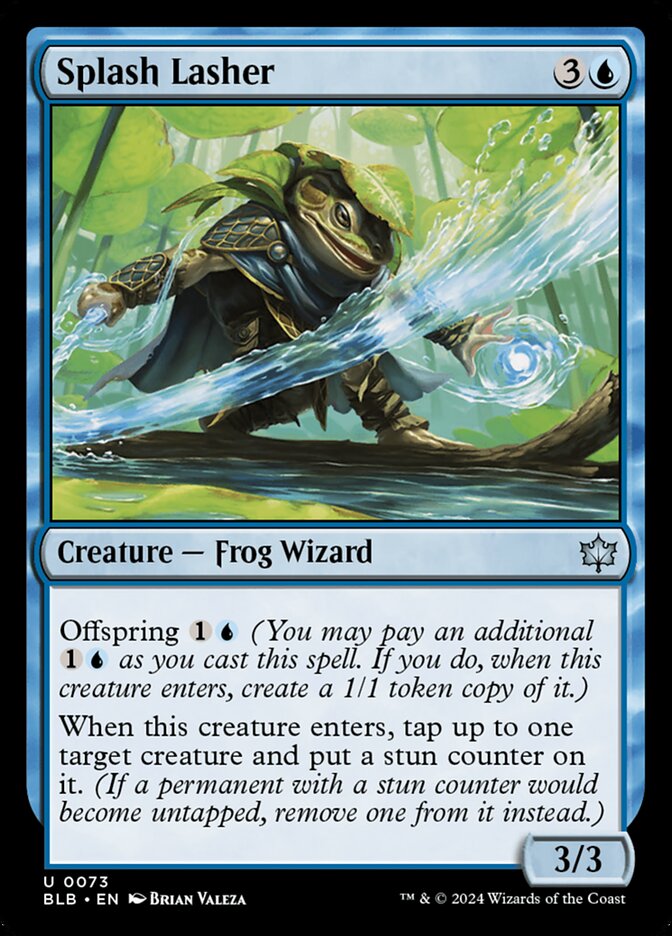 Splash Lasher 73 (Bloomburrow)  - Foil