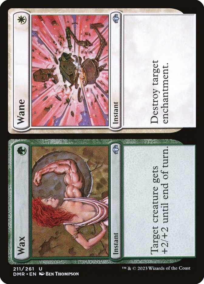 Wax // Wane 211/261 (Dominaria Remastered)  - Foil