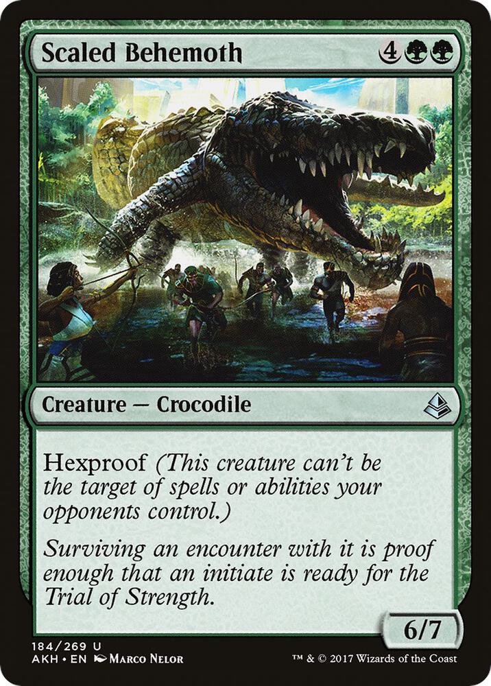 Scaled Behemoth 184/269 (Amonkhet) 