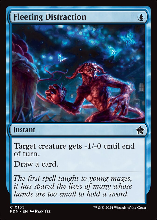 Fleeting Distraction 155/291 (Foundations)  - Foil