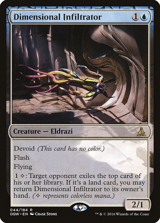 Dimensional Infiltrator 44/184 (Oath of the Gatewatch)  - Foil