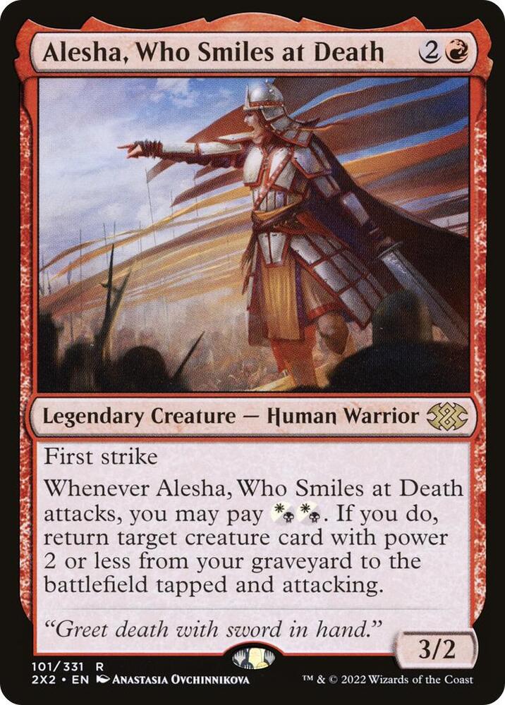 Alesha Who Smiles at Death 101/331 (Double Masters 2022) 